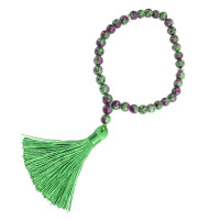 Четки 33 бусины  Цоизиит Натуральный камень10мм