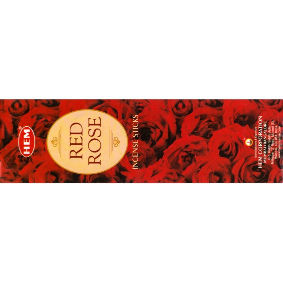 HEM 4-гр. благовония Red Rose КРАСНАЯ РОЗА блок 25 шт.