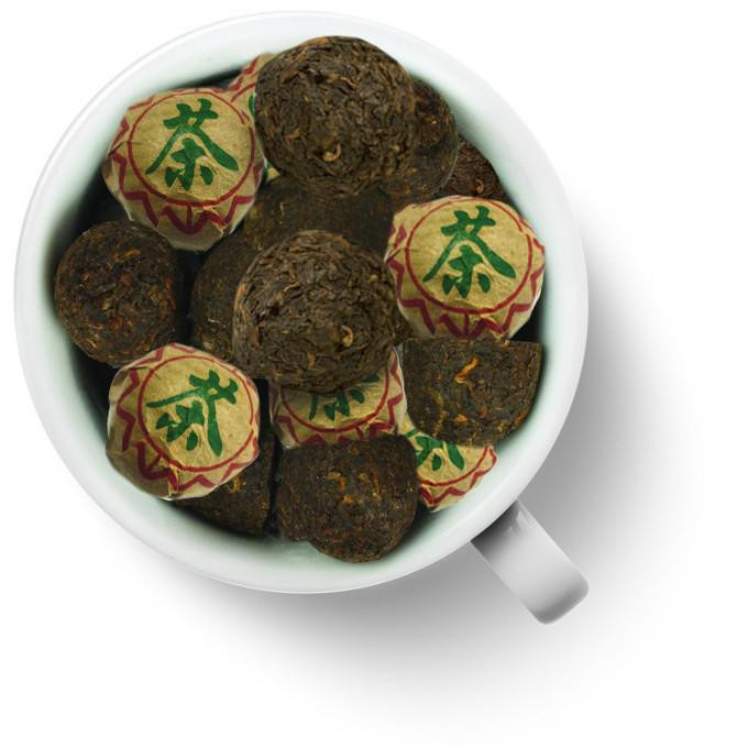 Чай Gutenberg китайский элитный шу пуэр прессованный Сяо То (мини-то ча)