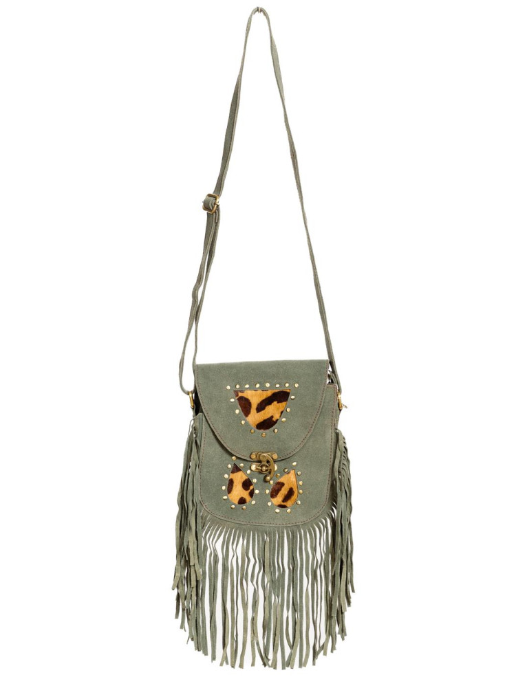 Сумка замшевая с бахромой через плечо 1111/7