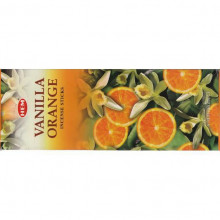 Благовония HEM, шестигранники, Vanilla Orange ВАНИЛЬ-АПЕЛЬСИН  Благовония HEM, шестигранники, Vanilla Orange ВАНИЛЬ-АПЕЛЬСИН