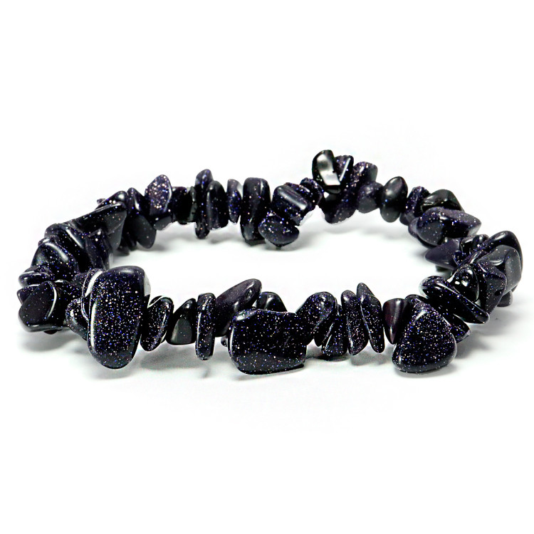 Браслет из камня уп-3шт Синий авантюрин привлекает новые источники дохода