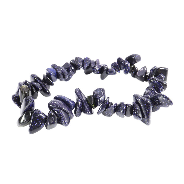 Браслет из камня уп-3шт Синий авантюрин привлекает новые источники дохода