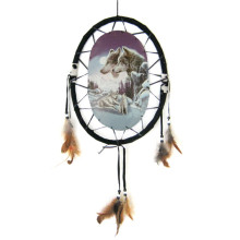 Панно овальное Волки 50х40см, пластик, ткань Панно овальное Волки 50х40см, пластик, ткань