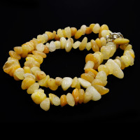 Бусы из камня Сердолик солнечная энергетика привлекает богатство 45см