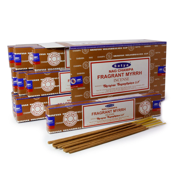Благовония Satya M  Fragrant Myrrh Аромат мирры 15gm уп-12шт