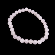 Браслет каменный  Розовый кварц - камень Венеры дарует любовь и счастливый брак Браслет каменный  Розовый кварц - камень Венеры дарует любовь и счастливый брак