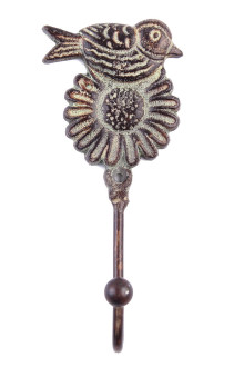 Вешалка-крючок  Пи9983 (железо) "Птичка"