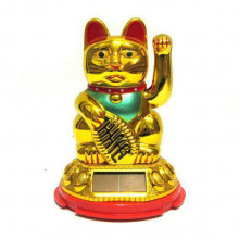 Манеки Неко фигурка на солн.батарее 11,5см Манеки Неко фигурка на солн.батарее 11,5см