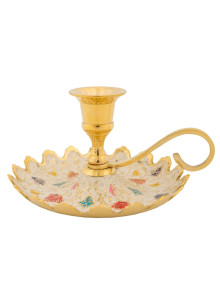 Подсвечник  Кт3275/8/1 (эм. белая) Подсвечник  Кт3275/8/1 (эм. белая)