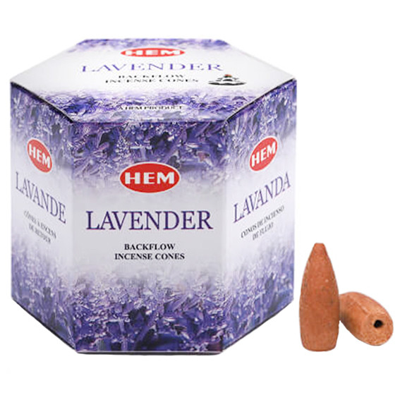 HEM Благовония "пуля" Lavender ЛАВАНДА ("стелющийся дым")