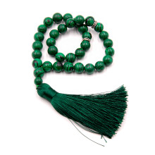 Четки 33 бусины Малахит 10мм дарует оберег на счастье в любви Четки 33 бусины Малахит 10мм дарует оберег на счастье в любви