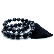 Четки 33 бусины Обсидиан 10мм дарует оберег на счастье в любви