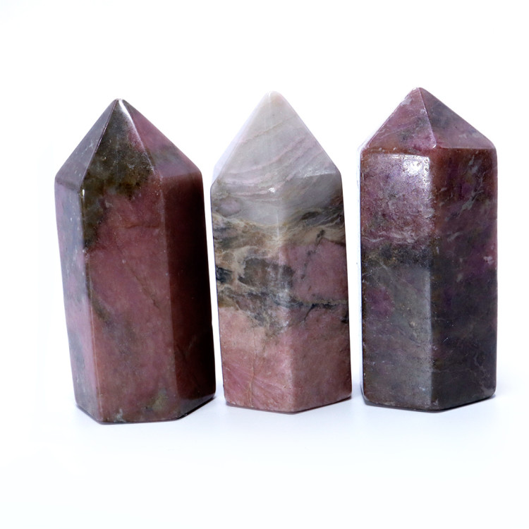 Кристалл Родонит мощный оберег, символизирует помощь Рода и Вселенной 3,5см