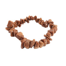 Браслет из камня уп-3шт Коричневый авантюрин привлекает новые источники дохода