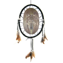 Панно овальное Волк 50х40см, пластик, ткань Панно овальное Волк 50х40см, пластик, ткань
