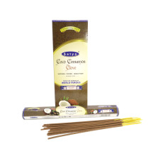 Благовония Satya Hexa Coco Cinnamon Clove Кокос-Корица-Гвоздика аромапалочки уп-6шт Благовония Satya Hexa Coco Cinnamon Clove Кокос-Корица-Гвоздика аромапалочки уп-6шт