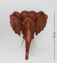  Панно "Индийский слон" 40 см суар