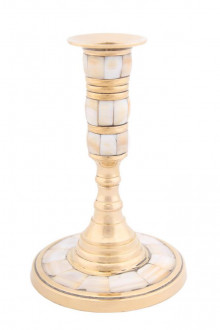 Подсвечник с перламутром на 1 свечу П2055