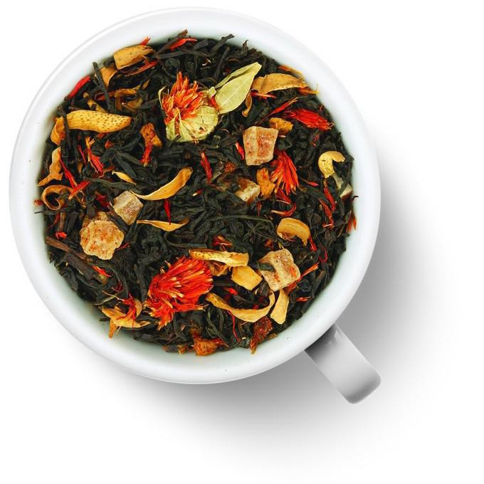 Чай Gutenberg черный ароматизированный "Айва с персиком"
