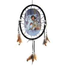 Панно овальное Волк 50х40см, пластик, ткань Панно овальное Волк 50х40см, пластик, ткань