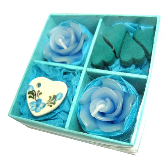 blue Набор ароматический син. 9х9х3,5см