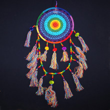 Ловец снов RAINBOW оберег - Счастье в дом Радуга Макраме d-32см-107см Ловец снов RAINBOW оберег - Счастье в дом Радуга Макраме d-32см-107см