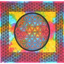 Покрывало Цветок жизни 2,2х2,0м, хлопок