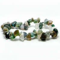 Браслет из камня уп-3шт Яшма зеленая привлекает изобилие