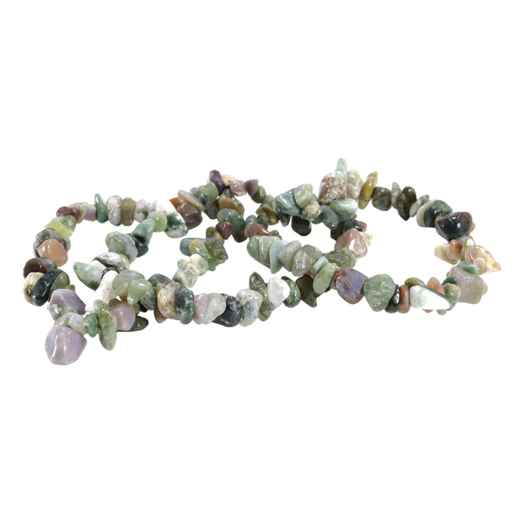 Браслет из камня уп-3шт Яшма зеленая привлекает изобилие