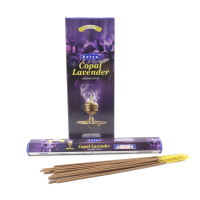 Благовония Satya Hexa Copal Lavander Лаванда и смола Копал аромапалочки уп-6шт
