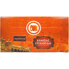 andita прямоуг. благовония Sandal Chandan САНДАЛ ЧАНДАН 15 гр. блок 12 шт.