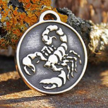 BV04-08 Зодиак № 08, Скорпион, бронза, Д-26мм, 26*29мм (ЗЗ 008)