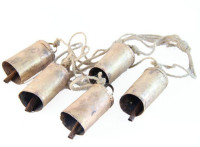 Колокольчик подвесной антик "5 кол. на ц"  Кл59/1