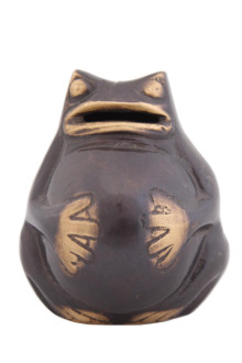 Статуэтка "Лягушка обжора" (антик)