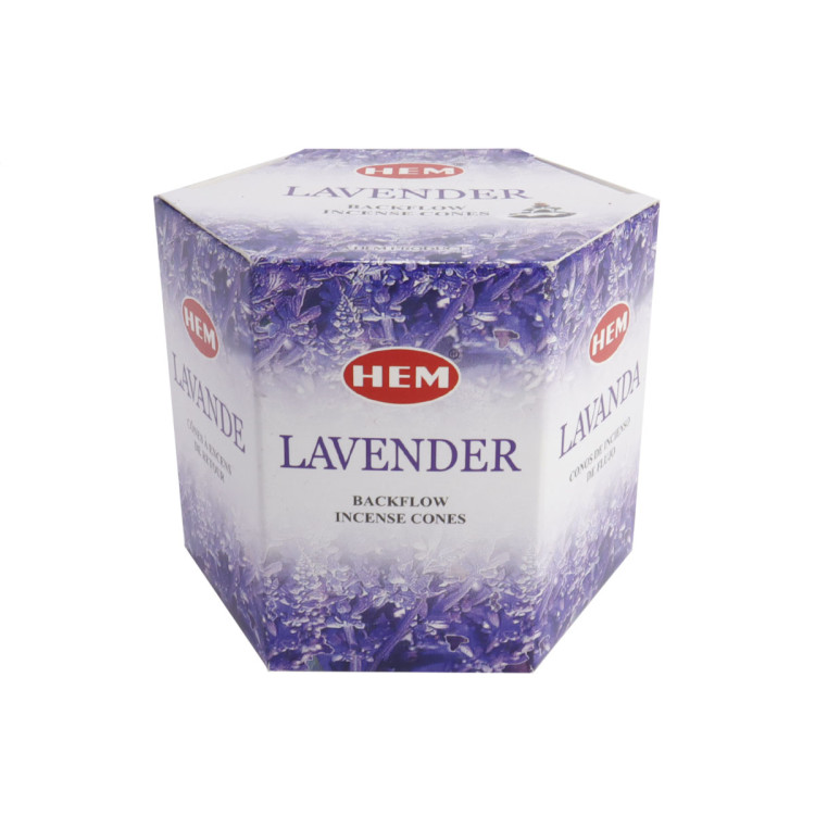 Благовония пуля Back Flow  Lavender Лаванда стелющийся дым конусы 40шт