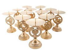 Подсвечник "Знаки Зодиака" П1559/1?к Подсвечник "Знаки Зодиака" П1559/1?к