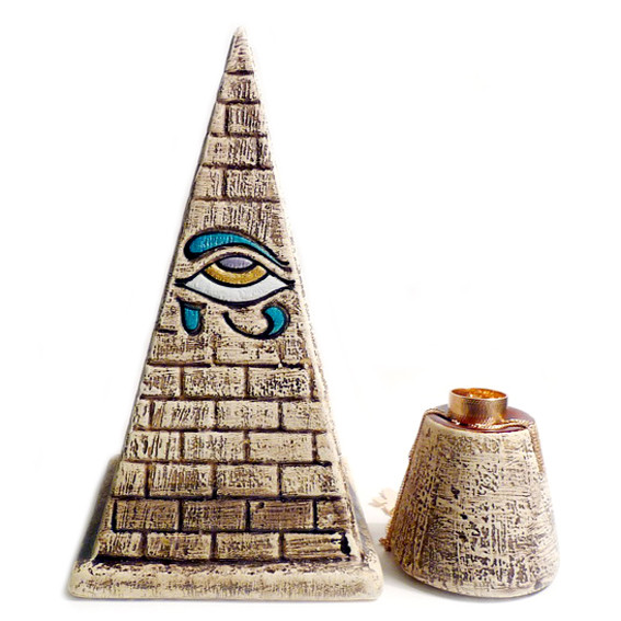 506-21 Пирамида энергетическая Голода большая П-03, керамика 17см