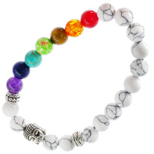 BX Браслет с Буддой, 8 мм, камень