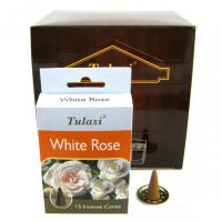 SARATHконусные благовония WHITE ROSE Белая роза 