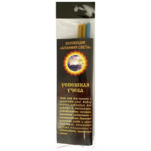 свч50-28 Свечи восковые "Успешная учеба", 18 см, (уп. 3 шт.)