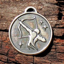 BV04-09 Зодиак № 09, Стрелецм, бронза, Д-26мм, 26*29мм (ЗЗ 009)