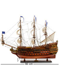 Модель французского линейного корабля 1669г. "Le Soleil Royal"