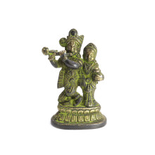 Радха Кришна даруют процветание, счастье и любовь бронза h-9,5см L-6,5cм 0,274кг