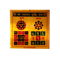 Янтра Ганеш Лакшми символизирует процветание, мудрость, изобилие 5х5см металл
