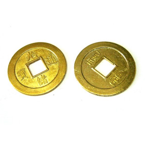 Монета под золото 2,5см