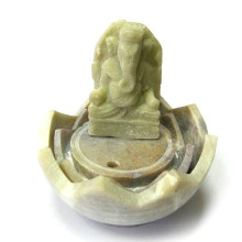 Подставка для благовоний Лотос 4,5см камень в ассорт.