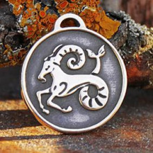 BV04-10 Зодиак № 10, Козерог, бронза, Д-26мм, 26*29мм (ЗЗ )