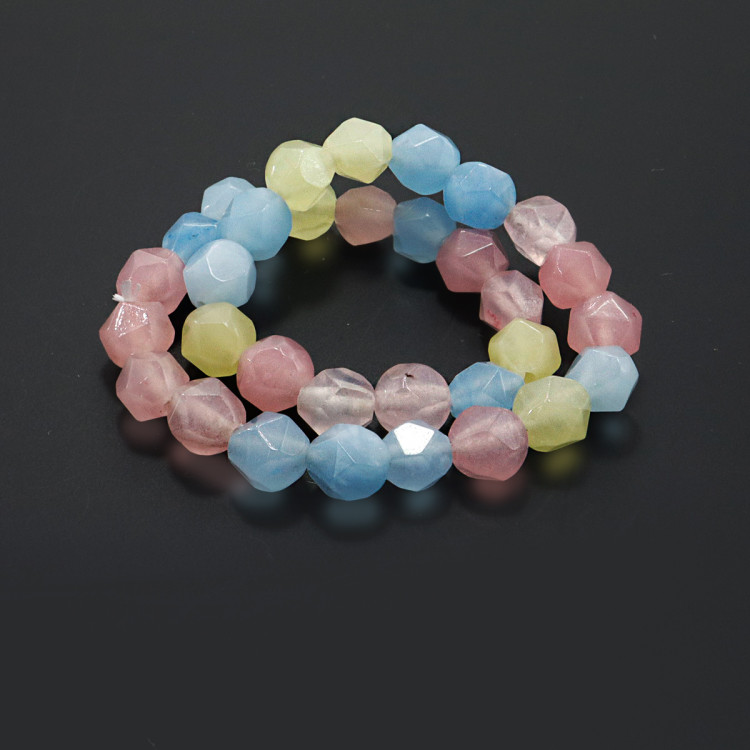 Браслет из камня с огранкой Берилл привлекает денежные потоки 6мм