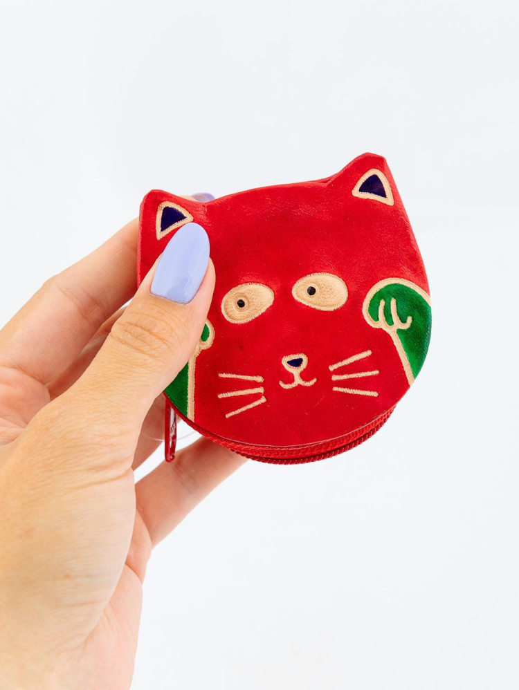 Кошелек под мелочь "Кот"